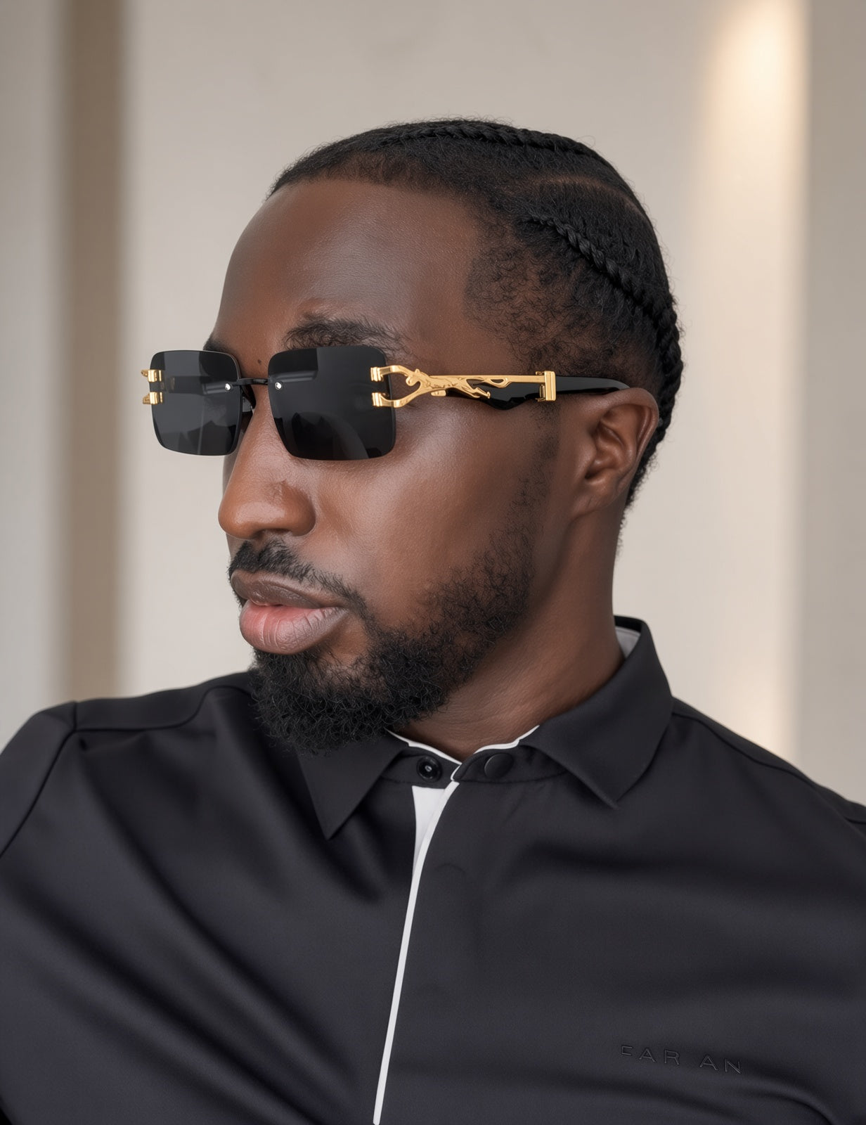 Pantera Reale – Premium Gold Frame Sunglasses