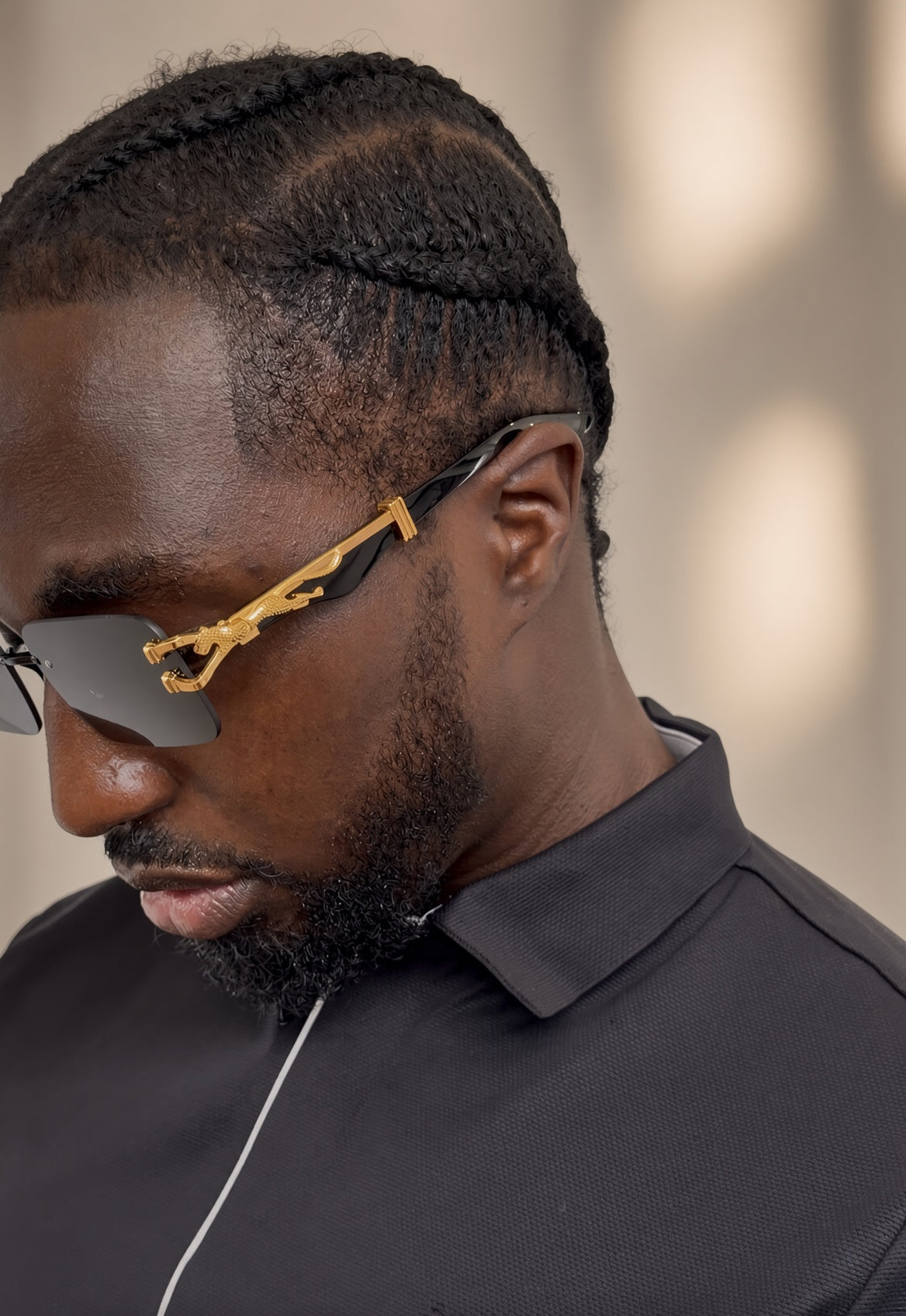 Pantera Reale – Premium Gold Frame Sunglasses