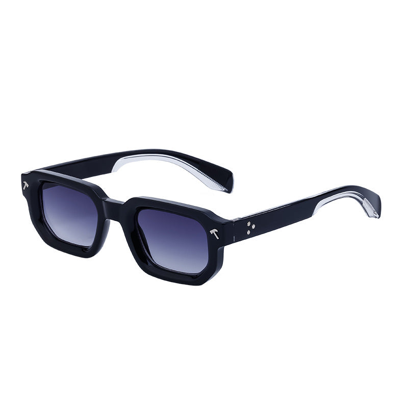 RETRO SHADES; Square Frame Sunglasses Men's Advanced Driving Small Frame Sunglasses Men