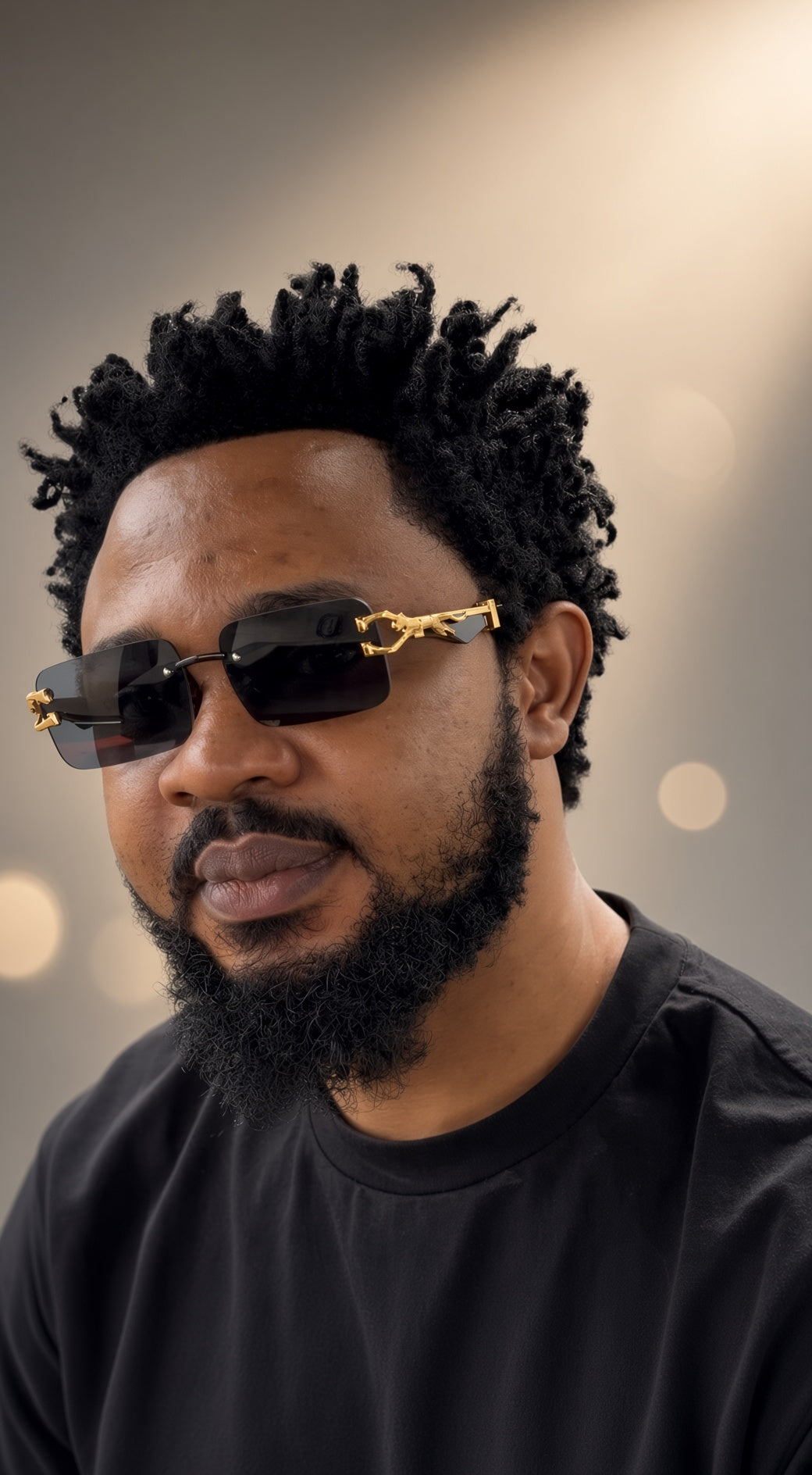 Pantera Reale – Premium Gold Frame Sunglasses