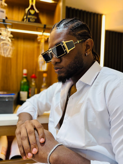 Apex Gold Edition – Premium Gold Frame Sunglasses