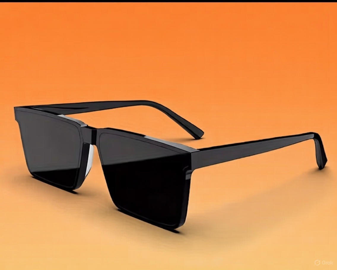 SHADOW ELITE – Matte Black Square Sunglasses
