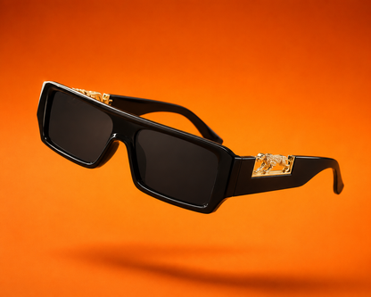 Nero Leopardus – Premium Gold Frame Sunglasses 12