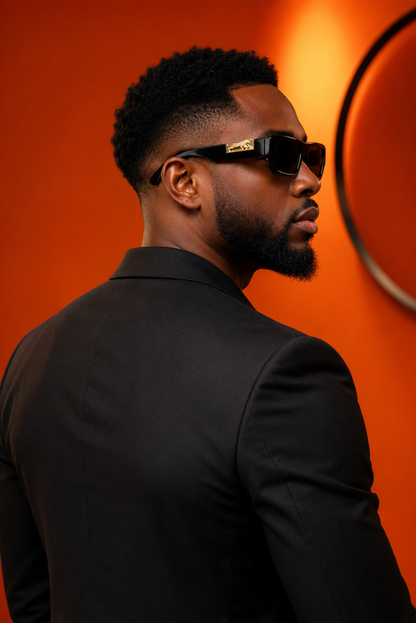 Nero Leopardus – Premium Gold Frame Sunglasses 7
