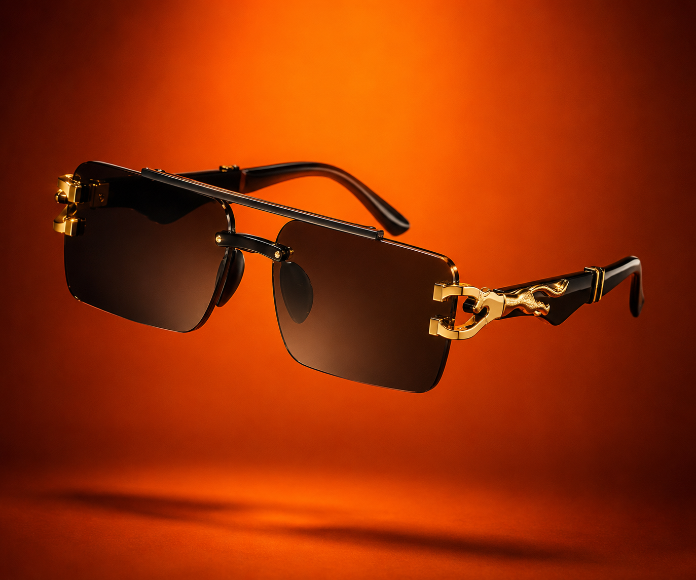 Pantera Reale – Premium Gold Frame Sunglasses 2