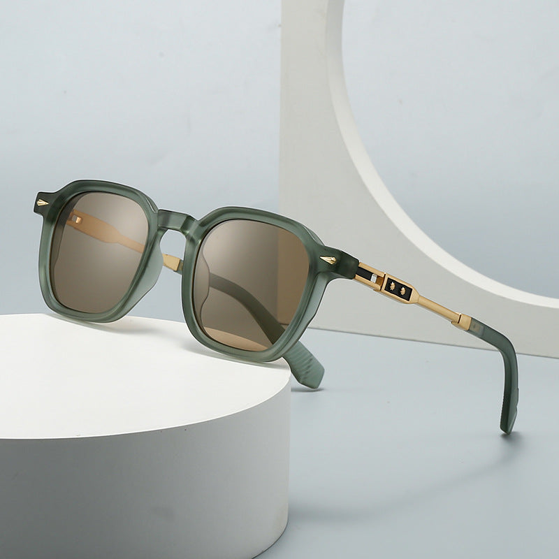 ELIXIR HABLO Round-frame Metal Sunglasses