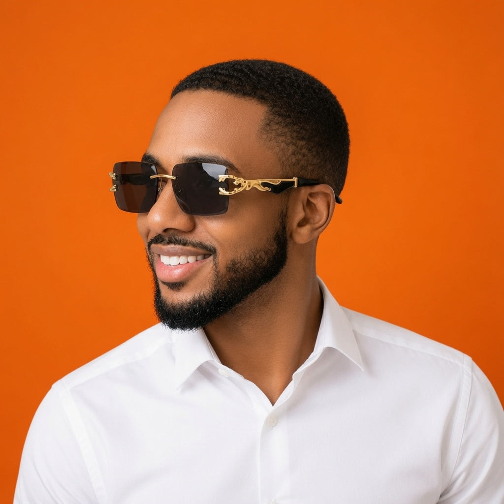 Pantera Reale – Premium Gold Frame Sunglasses