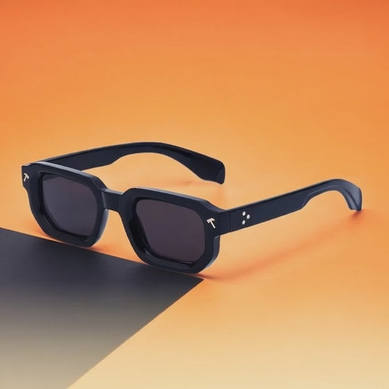 RETRO SHADES; Square Frame Sunglasses Men's Advanced Driving Small Frame Sunglasses Men